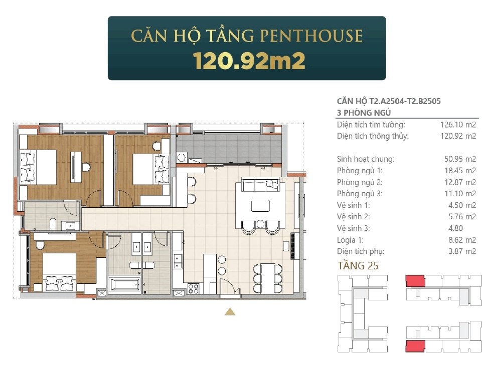 Mặt bằng Penthouse