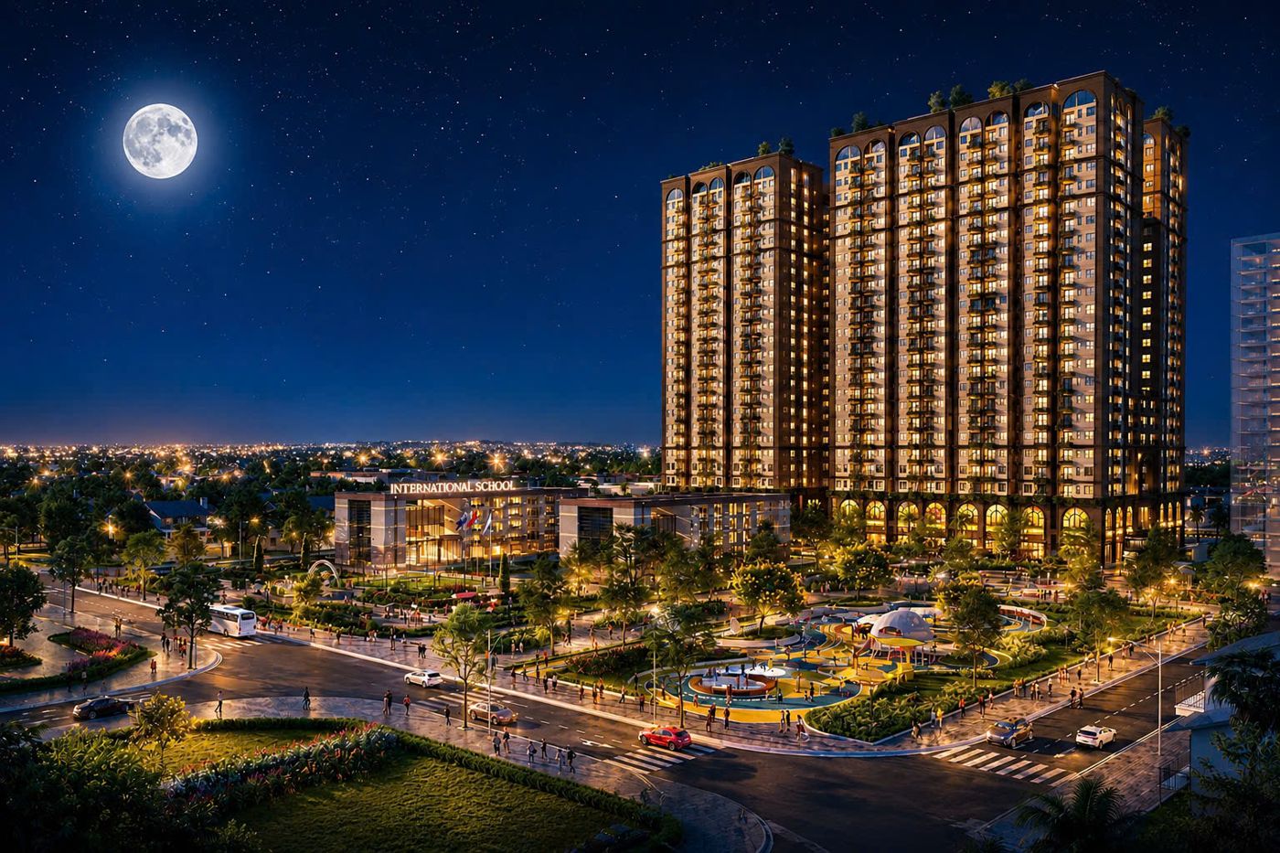 Phối cảnh toà nhà
